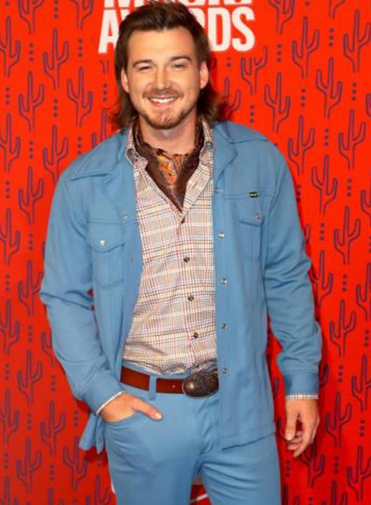 Morgan Wallen CMT Music Awards Blue Jacket