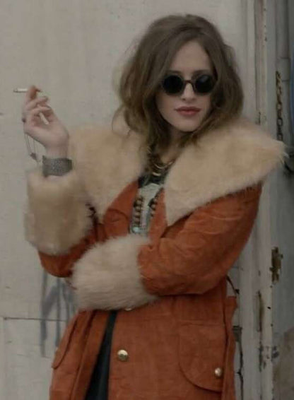 Mr. Robot Carly Chaikin Shearling Coat
