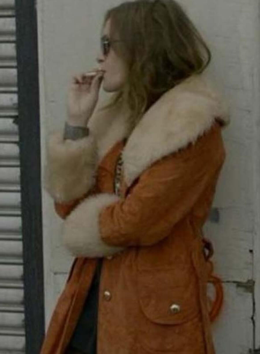 Mr. Robot Carly Chaikin Shearling Coat
