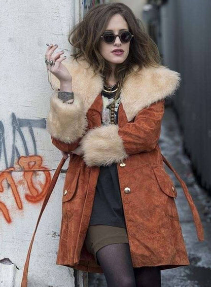 Mr. Robot Carly Chaikin Shearling Coat