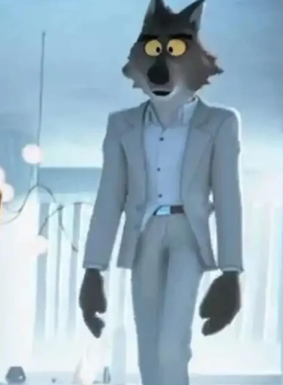 Mr. Wolf The Bad Guys 2 White Suit