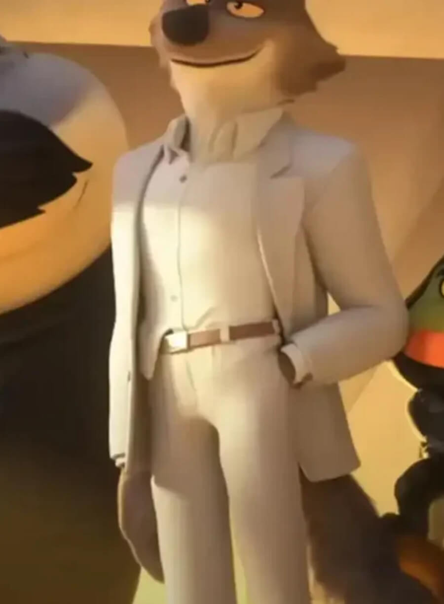 Mr. Wolf The Bad Guys 2 White Suit