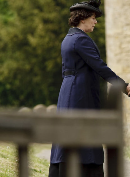 Mrs. Hughes Downton Abbey Blue Coat