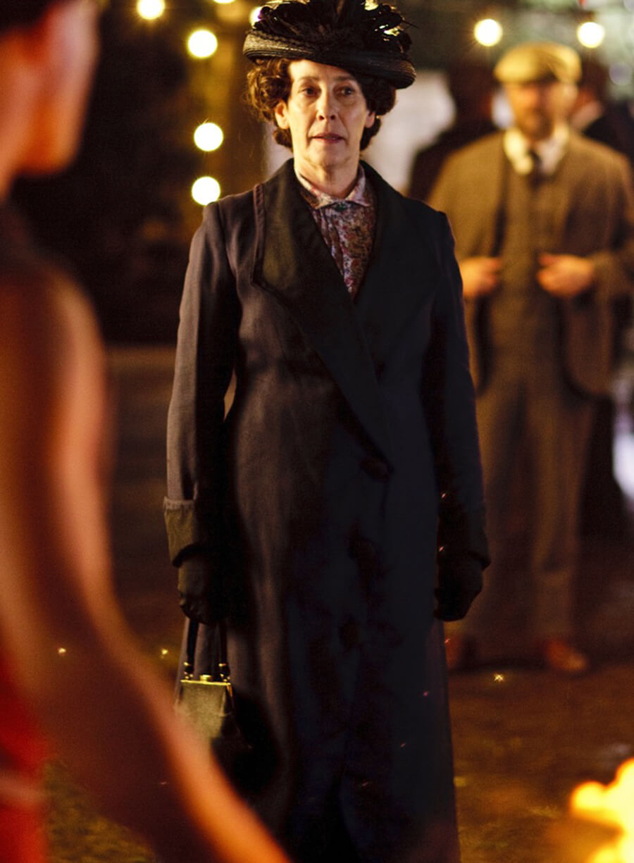 Mrs. Hughes Downton Abbey Blue Coat