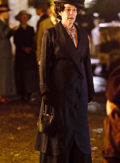 Mrs. Hughes Downton Abbey Blue Coat