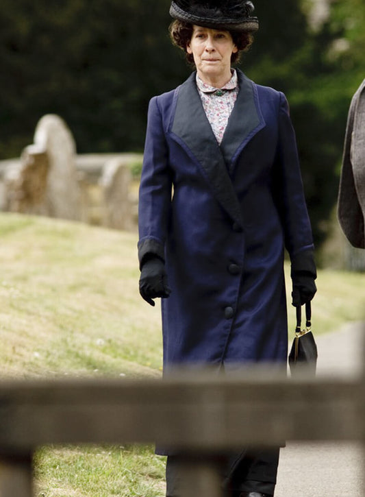 Mrs. Hughes Downton Abbey Blue Coat