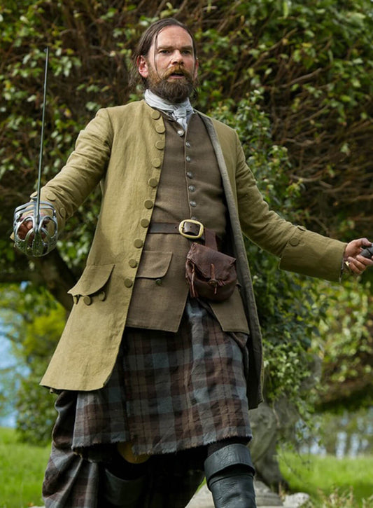 Murtagh Fitzgibbons Fraser Outlander Yellow Coat