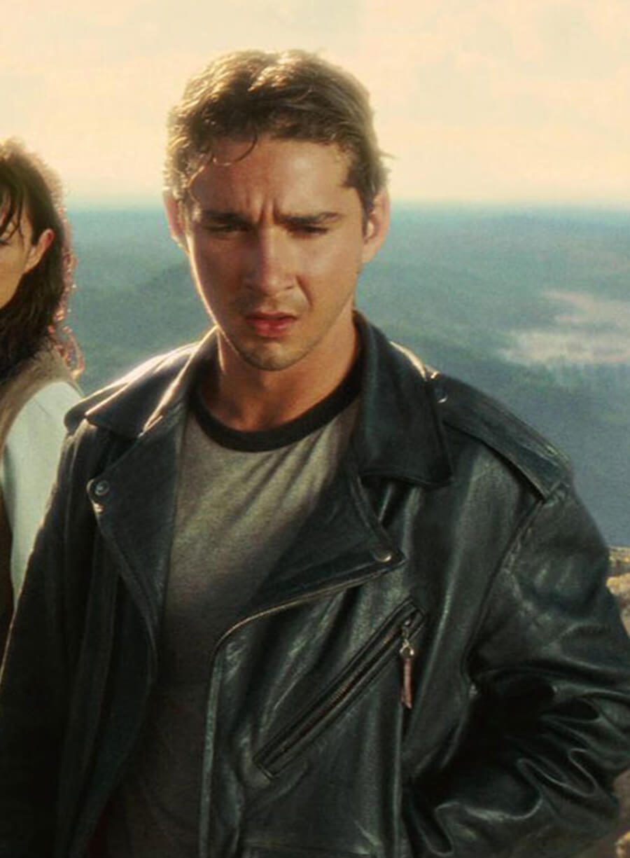 Mutt Willams Indiana Jones 4 Black Leather Jacket