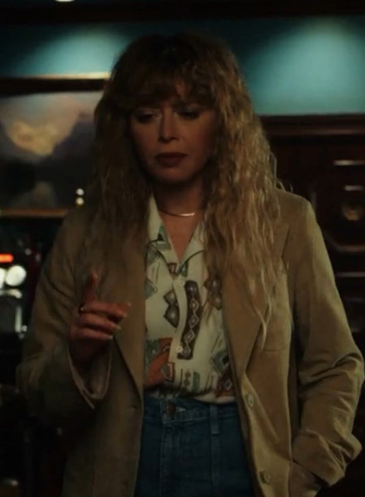 Natasha Lyonne Poker Face Beige Coat