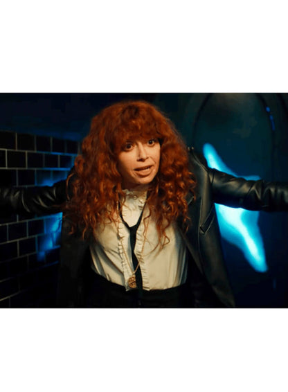 Natasha Lyonne Russian Doll Season 02 Black Coat