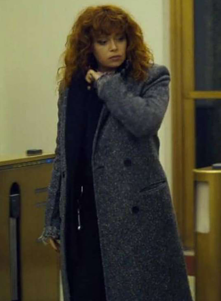 Natasha Lyonne Russian Doll Season 02 Grey Coat