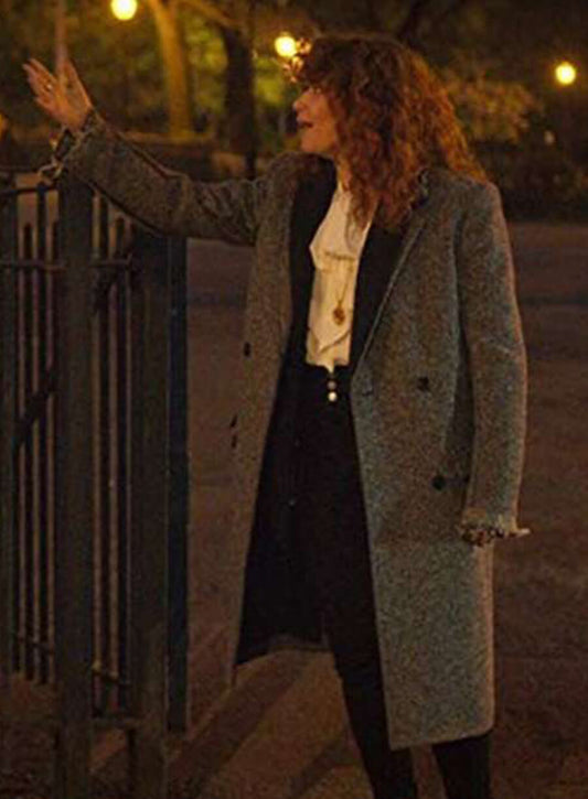 Natasha Lyonne Russian Doll Season 02 Grey Coat