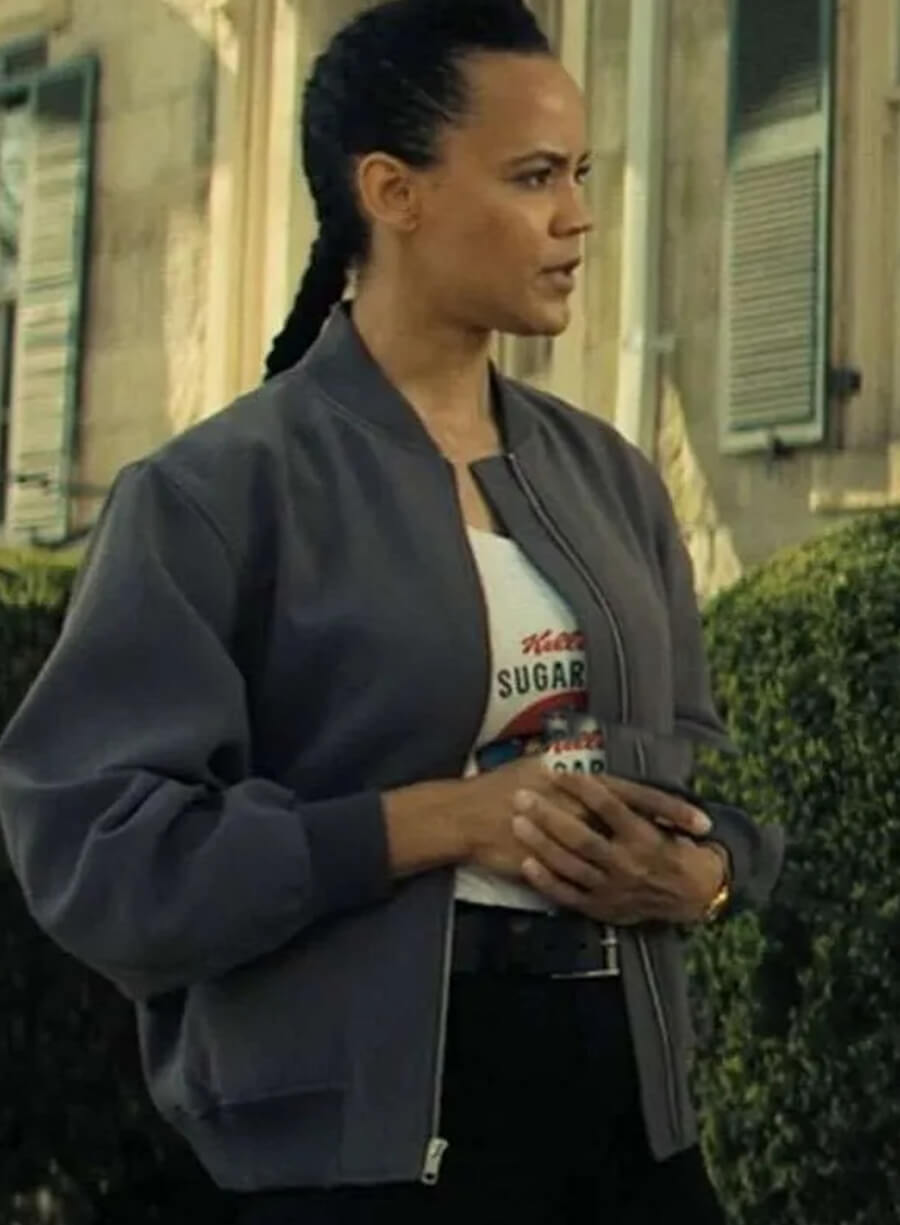 Neagley 2026 Maria Sten Grey Bomber Jacket