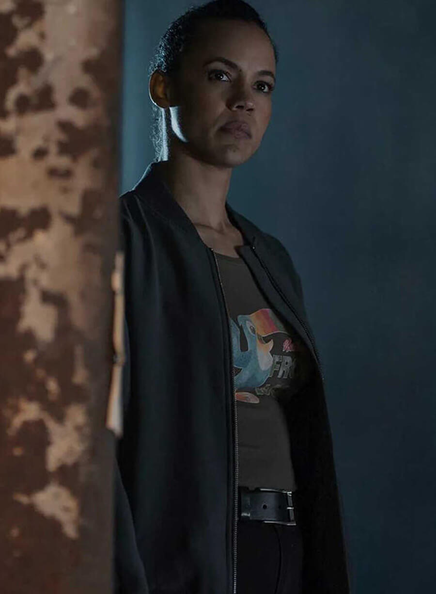 Neagley 2026 Maria Sten Grey Bomber Jacket