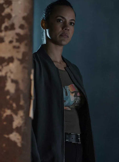 Neagley 2026 Maria Sten Grey Bomber Jacket