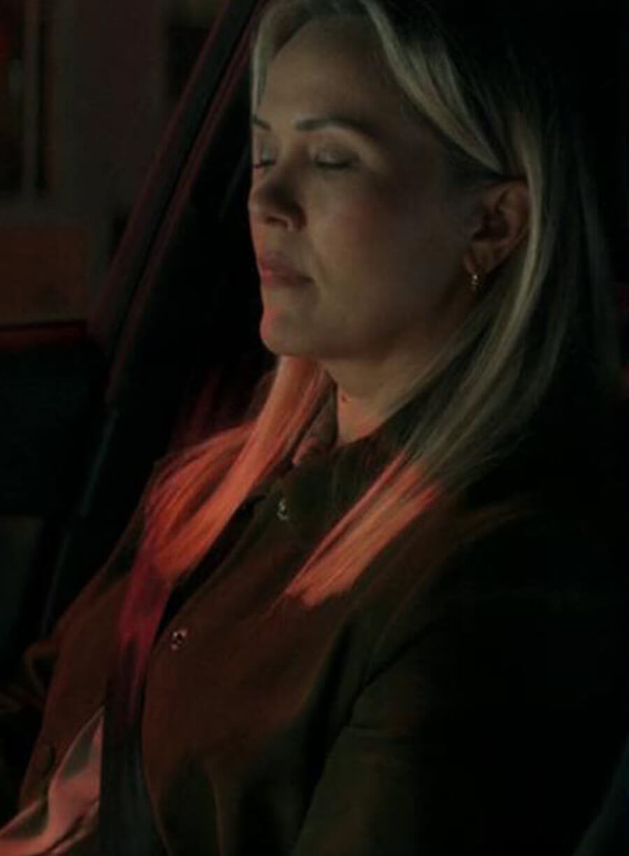 Neagley S01 Emilie Ullerup Brown Suede Jacket