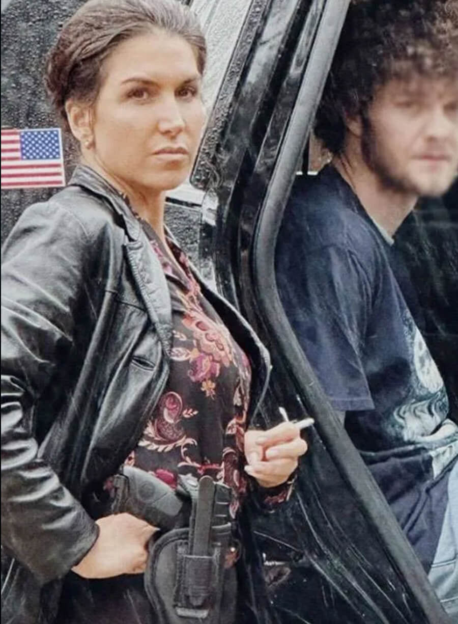 Neighborhood Watch Cecile Cubiló Leather Jacket