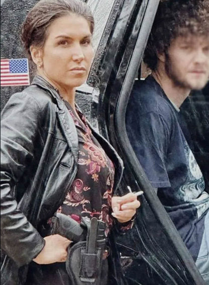 Neighborhood Watch Cecile Cubiló Leather Jacket