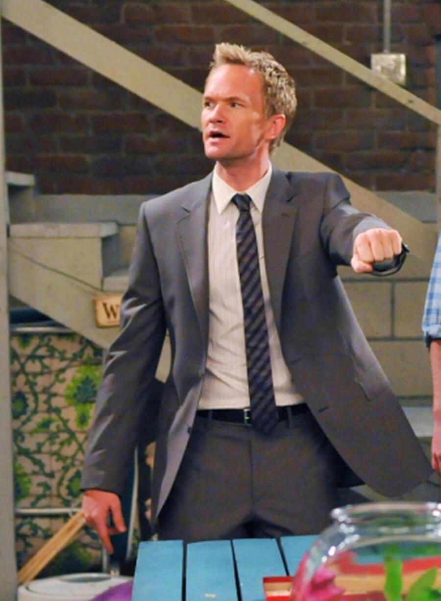 Neil Patrick Harris How I met Your Mother S04 Grey Blazer