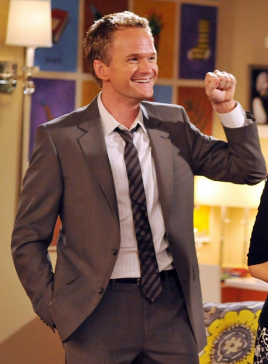 Neil Patrick Harris How I met Your Mother S04 Grey Blazer