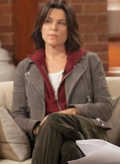 Neve Campbell Scream 7 Suede Leather Jacket