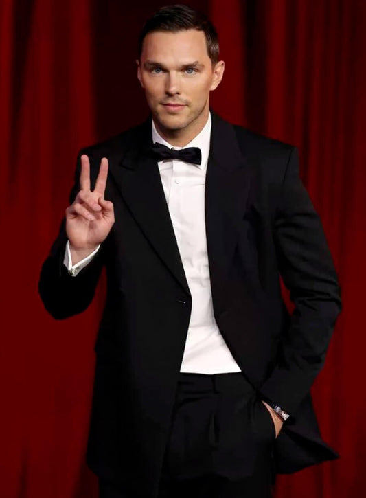 Nicholas Hoult Black Blazer