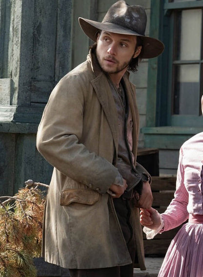Nick Robinson The Abandons S01 Beige Coat
