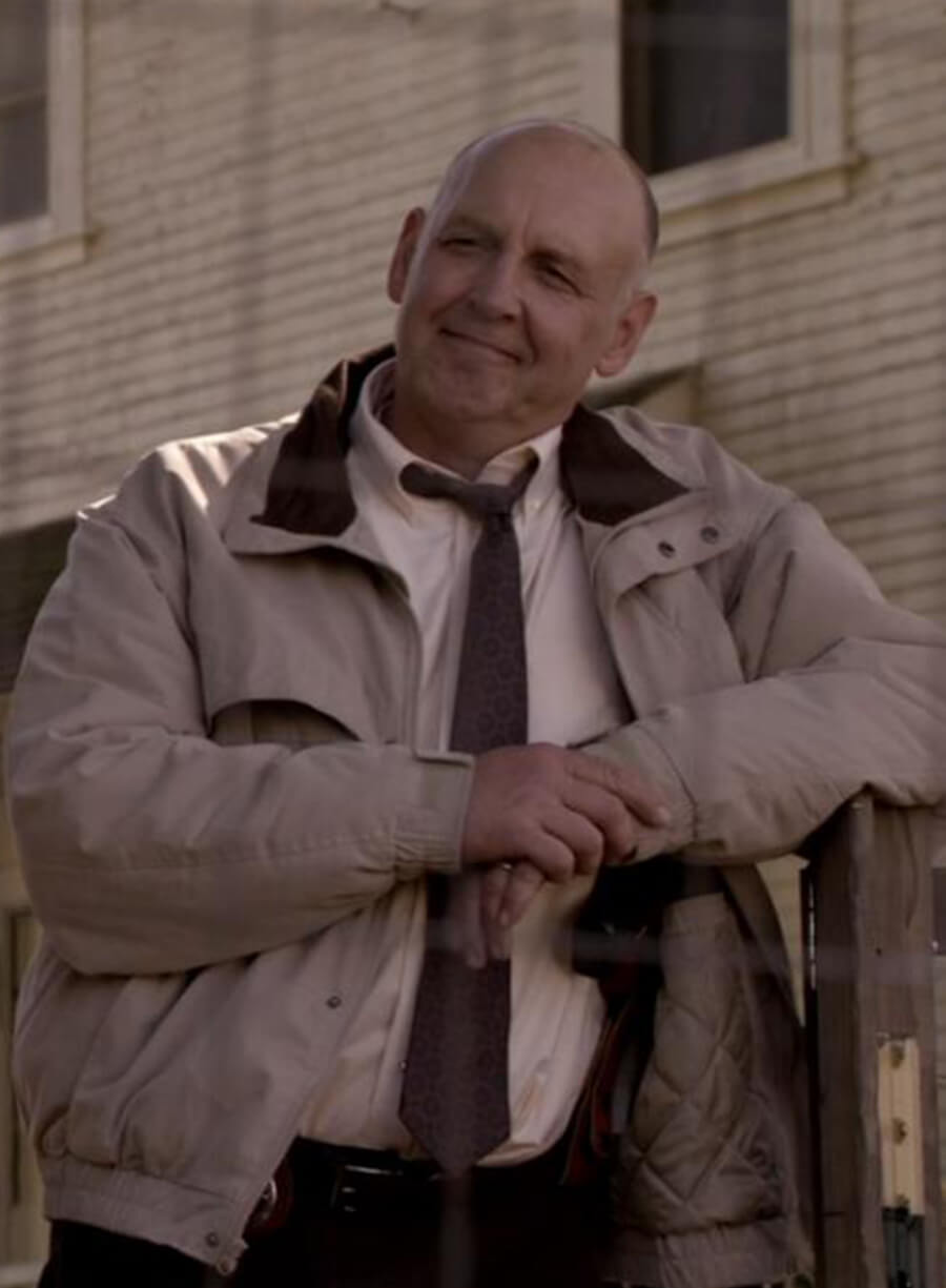 Nick Searcy Justified Beige Cotton Jacket
