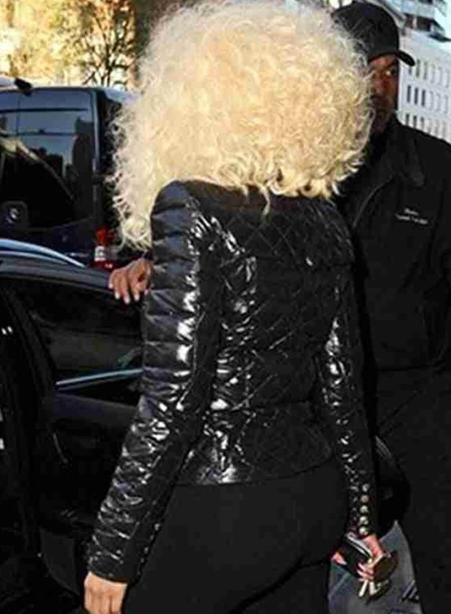 Nicki Minaj Black Leather Jacket