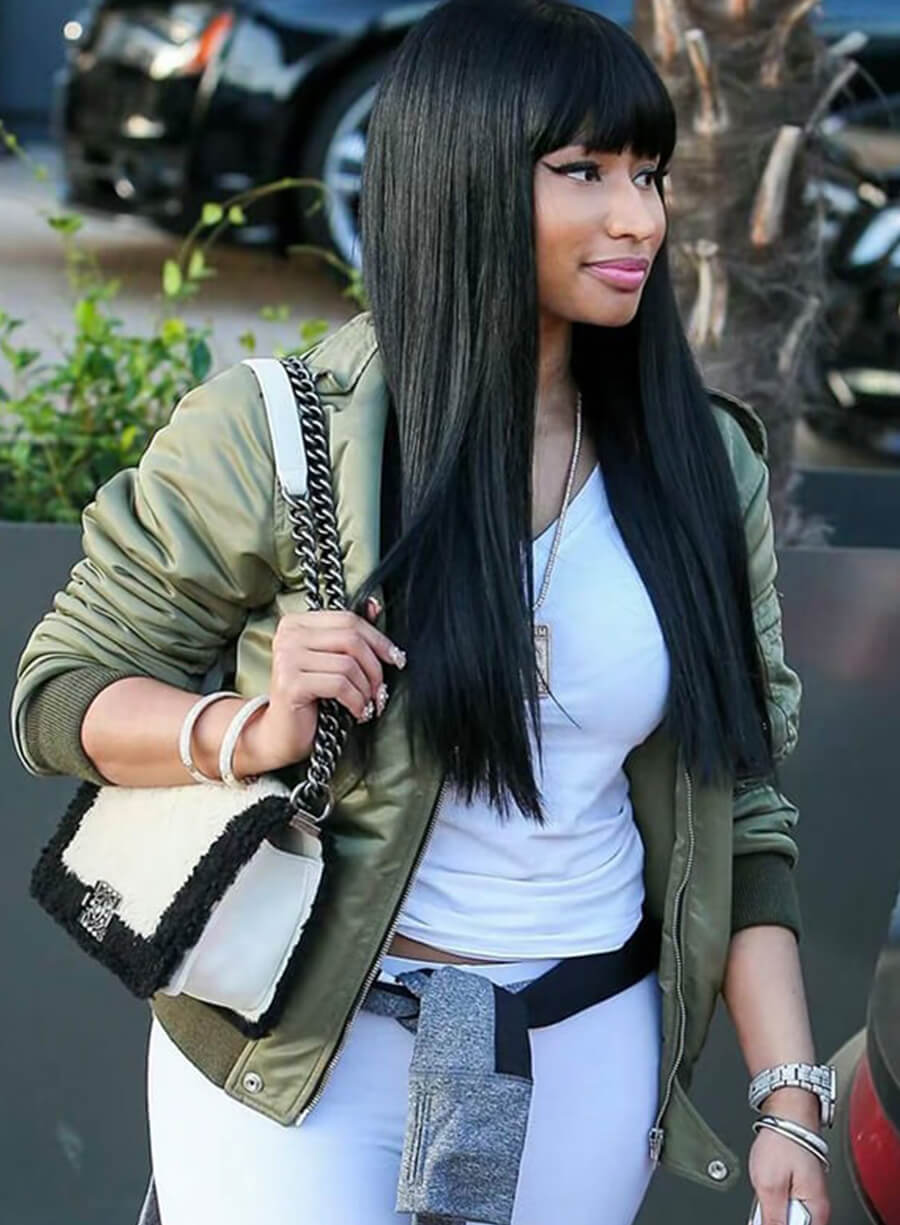 Nicki Minaj Green Bomber Jacket