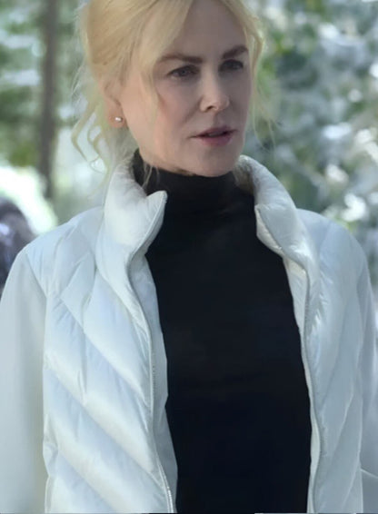 Nicole Kidman A Family Affair White Puffer Jacket