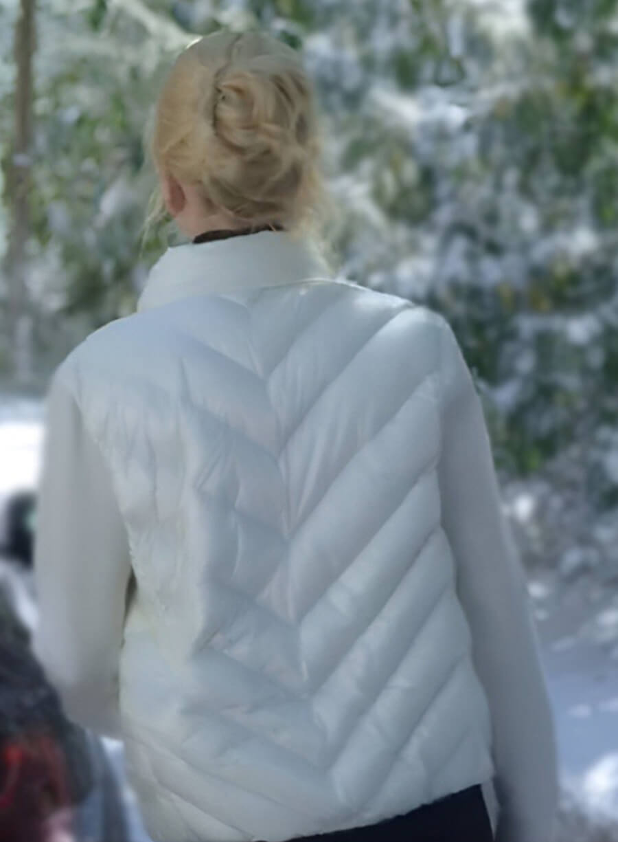 Nicole Kidman A Family Affair White Puffer Jacket