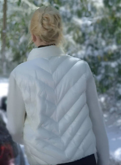 Nicole Kidman A Family Affair White Puffer Jacket