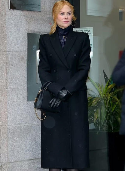 Nicole Kidman Babygirl Black Trench Coat