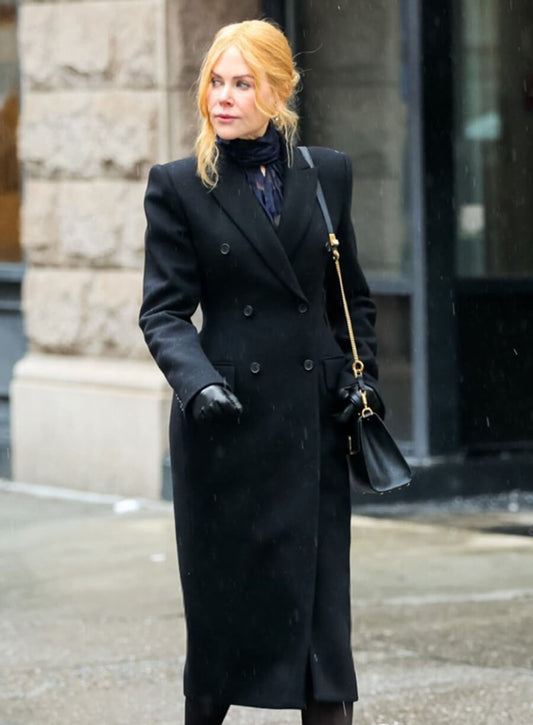 Nicole Kidman Babygirl Black Trench Coat