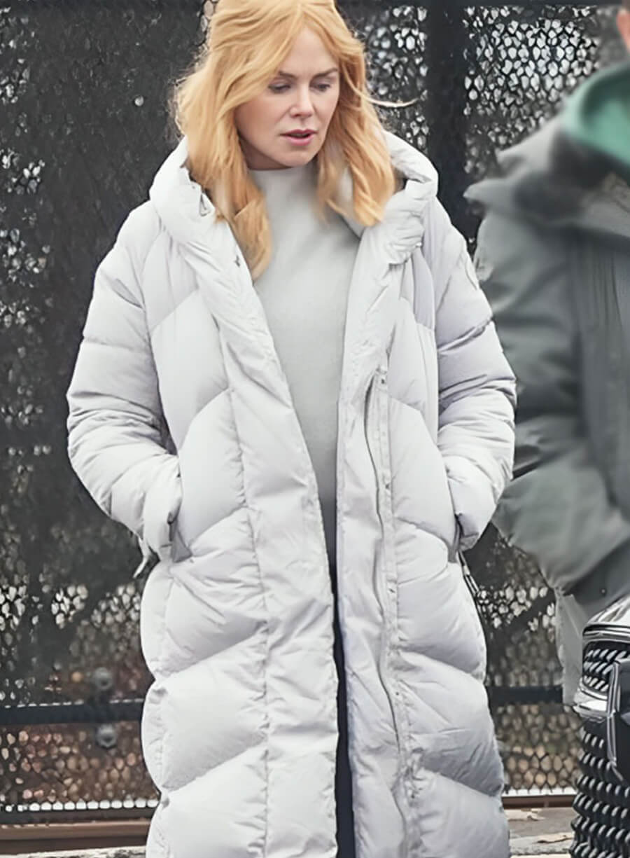 Nicole Kidman Babygirl Puffer Hooded Coat