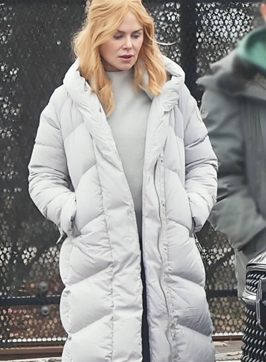 Nicole Kidman Babygirl Puffer Hooded Coat