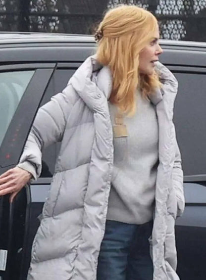 Nicole Kidman Babygirl Puffer Hooded Coat