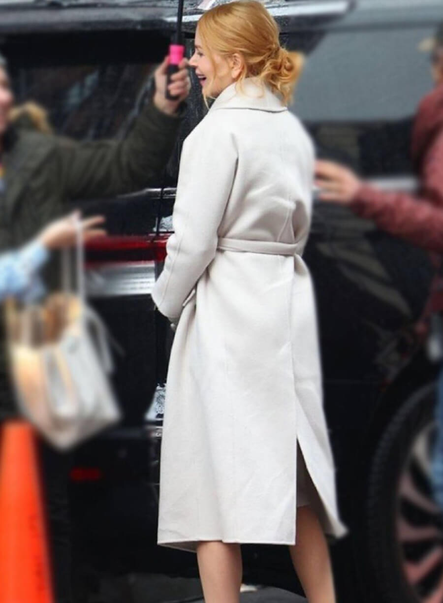 Nicole Kidman Babygirl White Coat