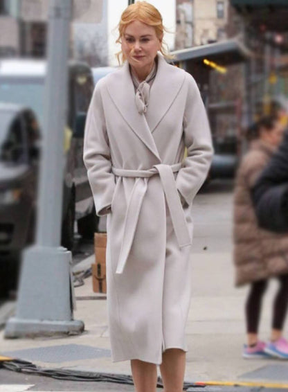 Nicole Kidman Babygirl White Coat