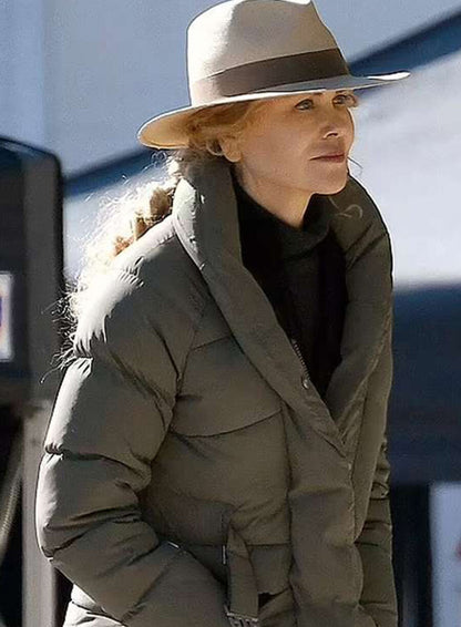 Nicole Kidman Special Ops Lioness Grey Puffer Jacket