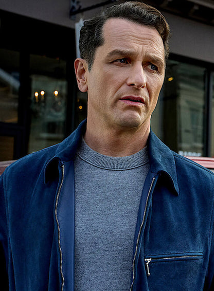 Nile Jarvis The Beast in Me Blue Suede Jacket