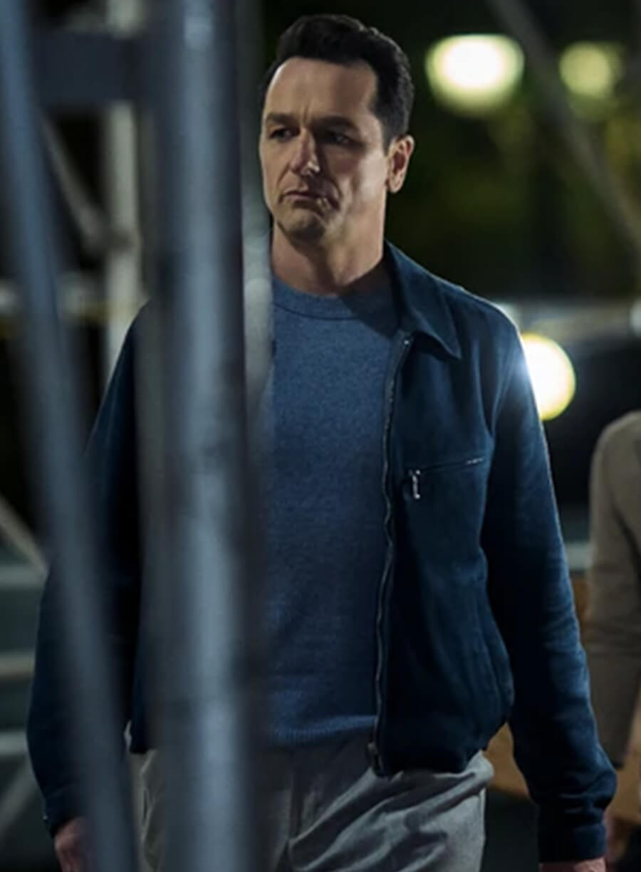 Nile Jarvis The Beast in Me Blue Suede Jacket