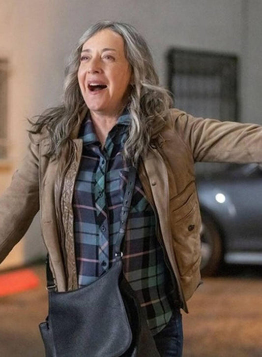 Nina Daniels Hacks S02 Brown Suede Jacket