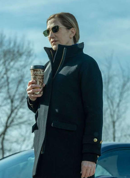 Nina Hobbs Mayor of Kingstown S04 Black Coat