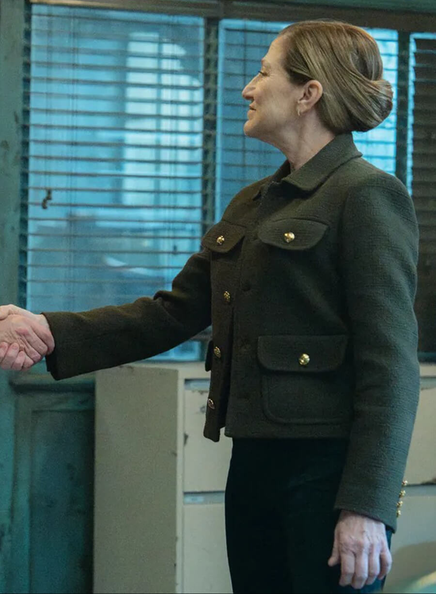 Nina Hobbs Mayor of Kingstown S04 Green Jacket