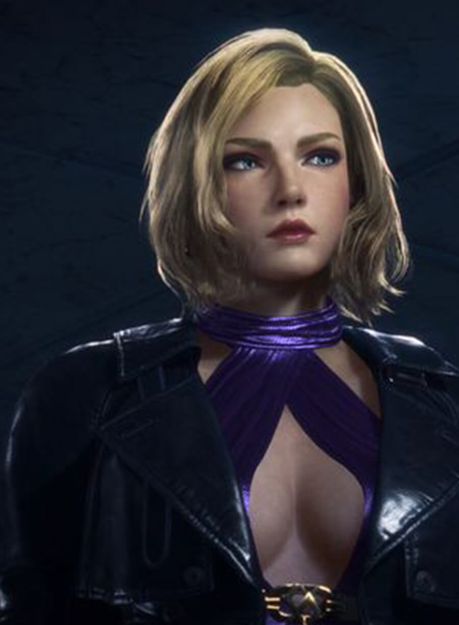 Nina Williams Tekken 8 Black Leather Jacket