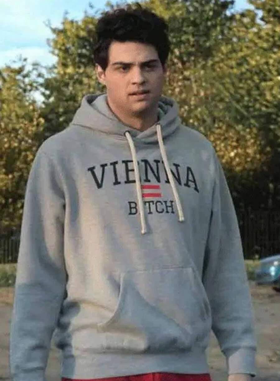 Noah Centineo The Recruit Gray Hoodie