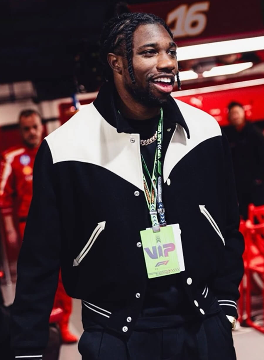 Noah Lyles Las Vegas Grand Prix 2024 Varsity Jacket