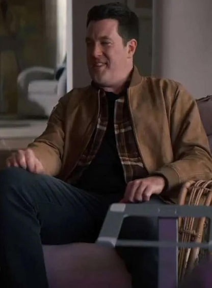 Nobody Wants This Sasha Roklov Brown Bomber Jacket